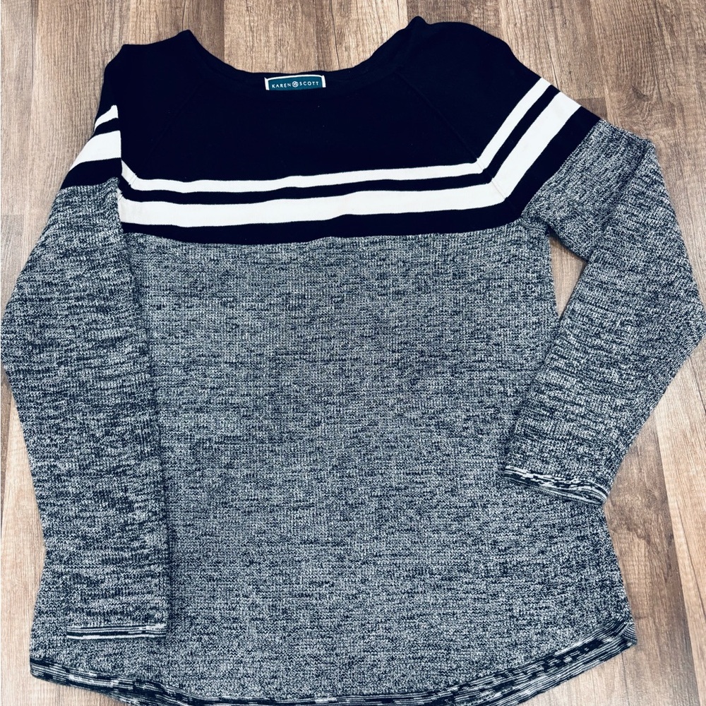 Karen Scott Black Sweater